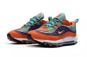 nike drops muted air max 98 orange red green